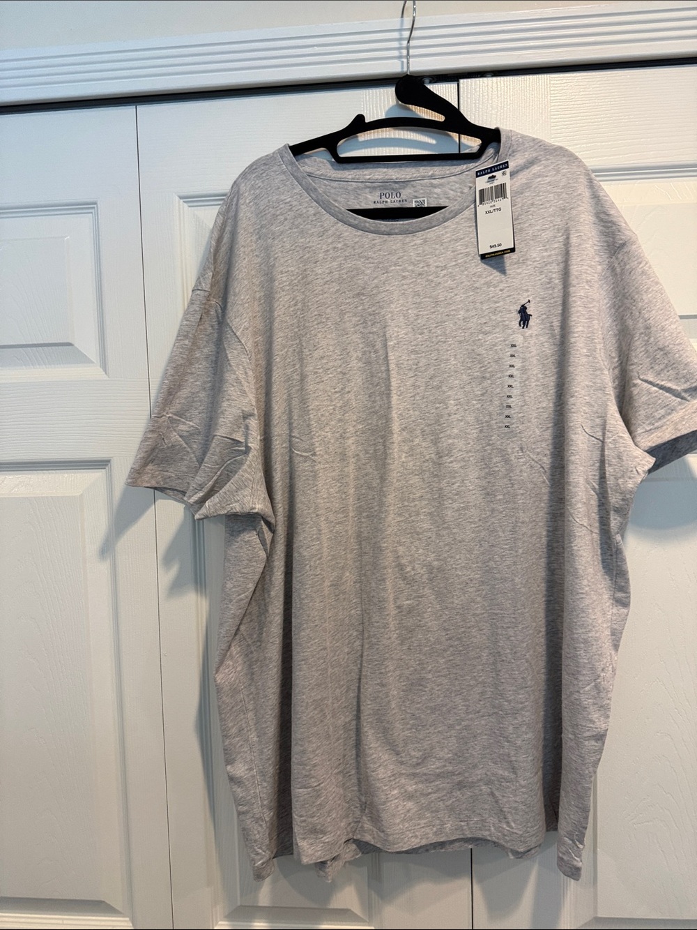 Polo by Ralph Lauren Light Heather Gray Short Sleeve Tee..men’s size XXL